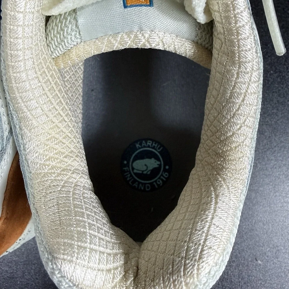 Karhu Fusion 2.0 Men's Size 8 Shoes Nugget‎ Lagoon Brown Green Unisex Sneakers - Picture 11 of 16